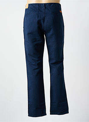 Pantalon chino poches bleu KNOWLEDGE COTTON APPAREL homme