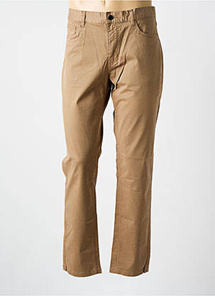 Pantalon chino poches beige KNOWLEDGE COTTON APPAREL homme