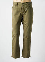 Pantalon chino poches vert KNOWLEDGE COTTON APPAREL homme