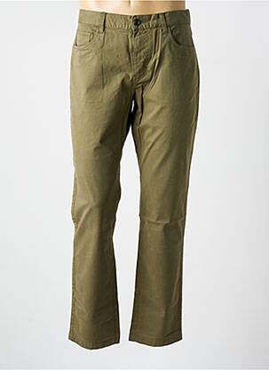 Pantalon chino poches vert KNOWLEDGE COTTON APPAREL homme