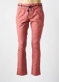 Pantalon chino poches rose ELEVEN PARIS homme