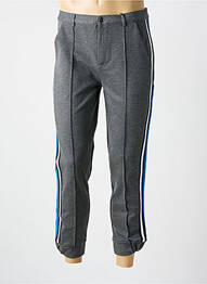 Pantalon 7/8 taille élastique gris ELEVEN PARIS homme