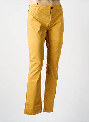 Pantalon chino stretch taille normale jaune DN.SIXTY SEVEN homme