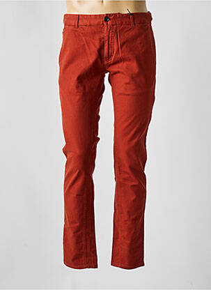 Pantalon chino poches taille normale rouge SCOTCH & SODA homme