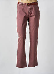 Pantalon chino rose fonce SCOTCH & SODA homme