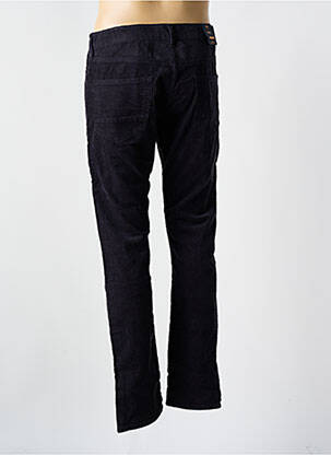Pantalon slim fermeture zippée sous rabat boutonné taille normale bleu SCOTCH & SODA homme