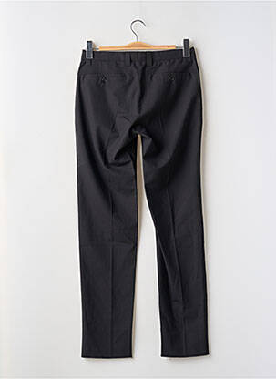 Pantalon droit tissage popeline taille normale noir BILL TORNADE homme