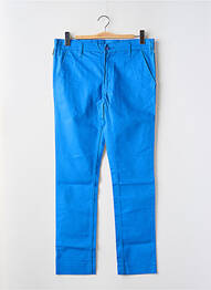 Pantalon droit tissage popeline taille basse bleu CHEAP MONDAY homme