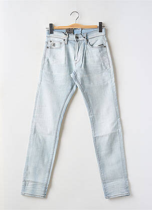 Jeans coupe droite fermeture zippée sous rabat boutonné taille normale bleu G STAR homme