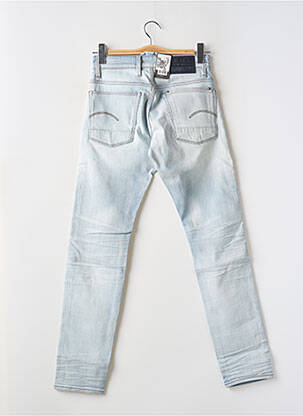 Jeans coupe droite fermeture zippée sous rabat boutonné taille normale bleu G STAR homme