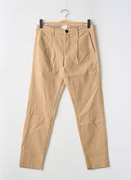 Pantalon droit taille normale taille normale marron MINIMUM homme