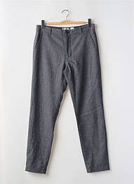 Pantalon droit tissage chiné taille normale gris MINIMUM homme