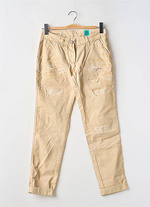 Pantalon droit tissage popeline taille normale beige REPLAY homme