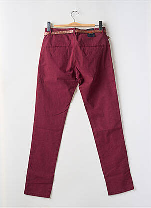 Pantalon droit stretch taille normale rouge SCOTCH & SODA homme