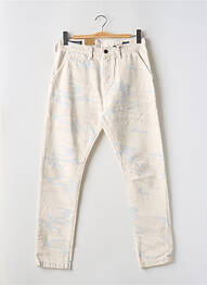 Pantalon droit coupe droite beige SCOTCH & SODA homme