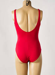 Maillot de bain 1 pièce rouge LIVIA pour femme seconde vue