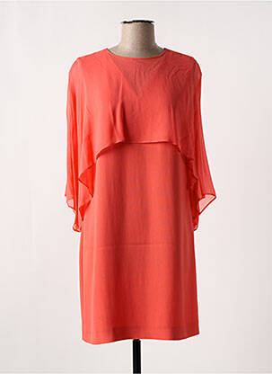 Robe courte manches 3/4 manches 3/4 orange PENNYBLACK femme
