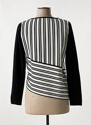 Pull coupe cintrée manches longues noir WEEKEND MAXMARA femme