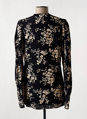 Blouse imprimé fleurs manches longues noir ZAPA femme