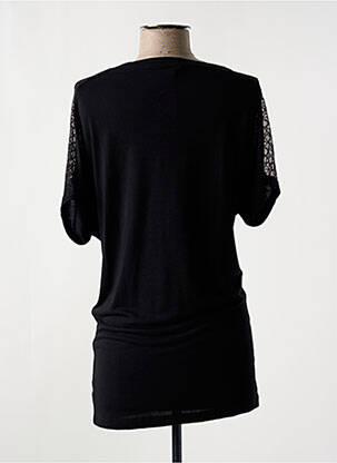 T-shirt imprimé fantaisie manches courtes noir TRUSSARDI JEANS femme