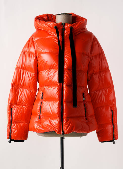 Doudoune poches sans capuche orange EMMA & GAIA femme