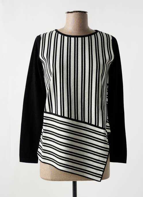 Pull coupe cintrée manches longues noir WEEKEND MAXMARA femme