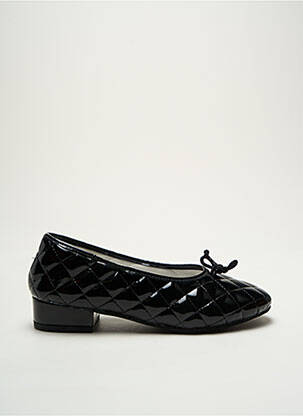 Chaussons/pantoufles bout rond talon plat jusqu'à 3cm noir EREL femme