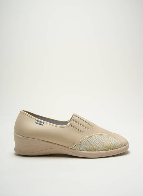Chaussons/Pantoufles beige FARGEOT pour femme