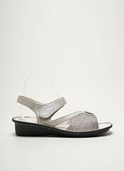 Sandales/Nu pieds argent PEDI GIRL pour femme seconde vue