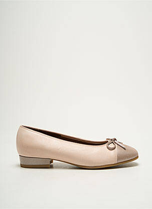 Ballerines matière lisse talon plat jusqu'à 3cm rose ARA femme