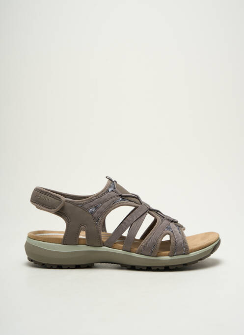 Sandales/Nu pieds gris ROMIKA pour femme