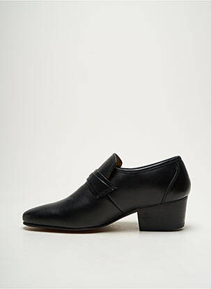 Mocassins tissage satiné cubain noir ARIMA homme