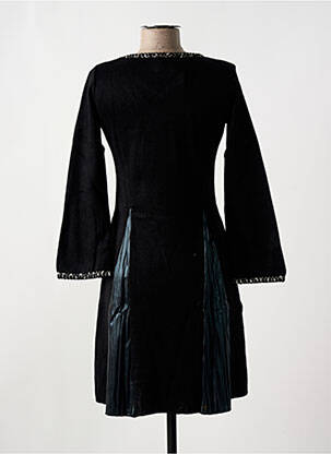 Robe courte manches longues manches longues noir LO! LES FILLES femme