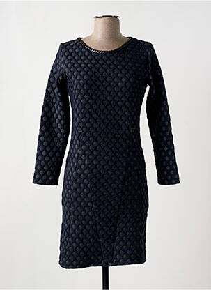 Robe courte manches longues manches longues bleu LO! LES FILLES femme