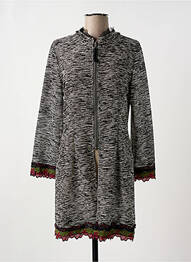 Gilet manches longues coupe cintrée noir LO! LES FILLES femme