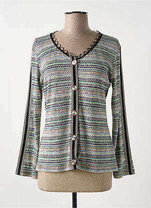 Gilet manches longues stretch vert LOLESFILLES femme