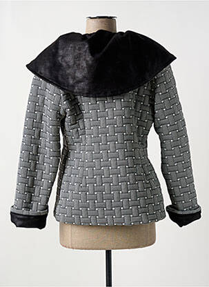 Veste casual col rond noir LO! LES FILLES femme
