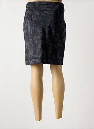 Jupe mi-longue stretch bleu LO! LES FILLES femme