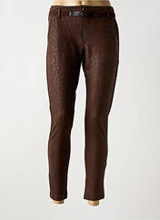 Jeans coupe slim marron LOLESFILLES pour femme seconde vue