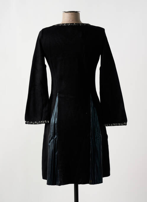 Robe courte manches longues manches longues noir LO! LES FILLES femme