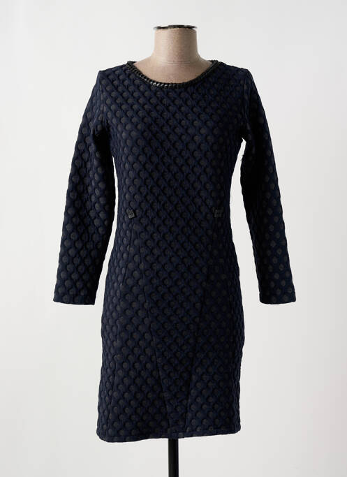 Robe courte manches longues manches longues bleu LO! LES FILLES femme
