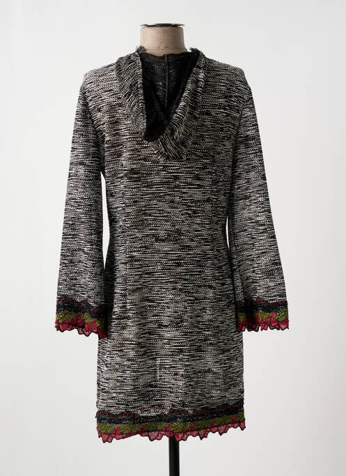 Gilet manches longues coupe cintrée noir LO! LES FILLES femme
