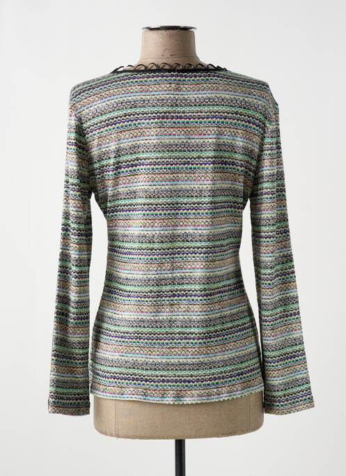 Gilet manches longues stretch vert LO! LES FILLES femme