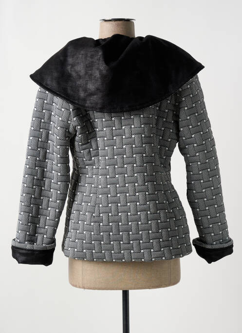 Veste casual col rond noir LO! LES FILLES femme