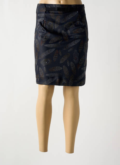 Jupe mi-longue bleu LOLESFILLES pour femme