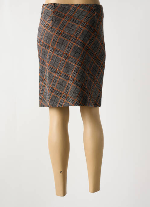 Jupe mi-longue orange LOLESFILLES pour femme