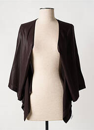Gilet manches longues manches 3/4 marron PAZ TORRAS femme