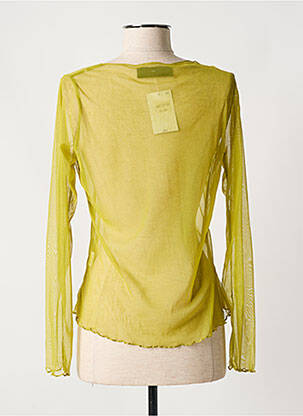 Top stretch manches longues vert ATLANTA femme