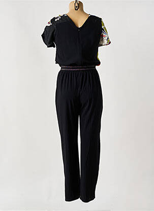 Combi-pantalon fermeture zippée au dos manches courtes noir MERI & ESCA femme