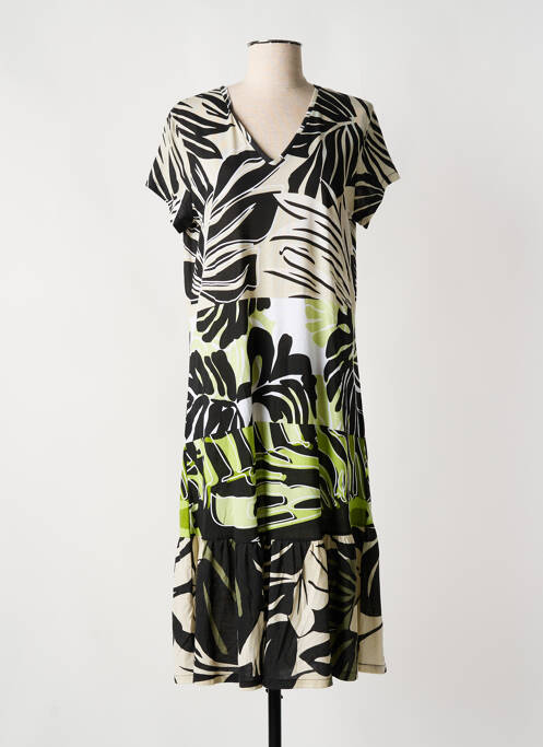 Robe mi-longue noir OLSEN pour femme